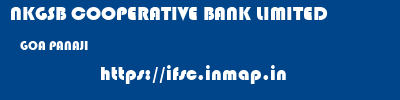 NKGSB COOPERATIVE BANK LIMITED  GOA PANAJI    ifsc code